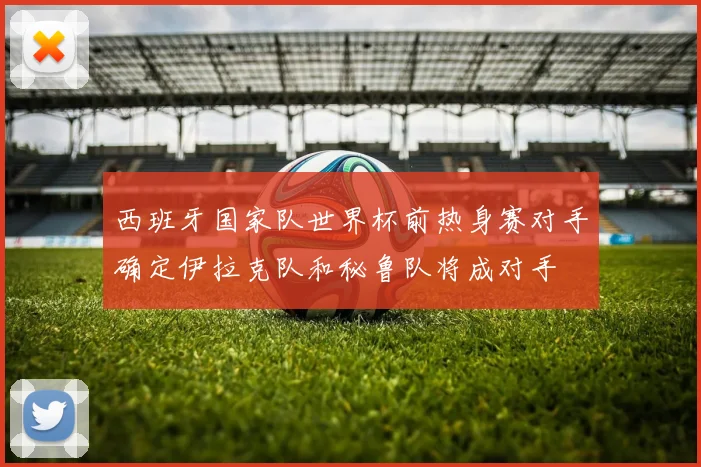 西班牙国家队世界杯前热身赛对手确定伊拉克队和秘鲁队将成对手